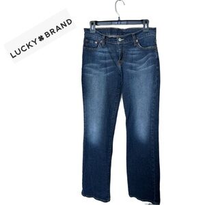 Lucky Brand Women's Midrise Flare 28 Regular Blue Jeans